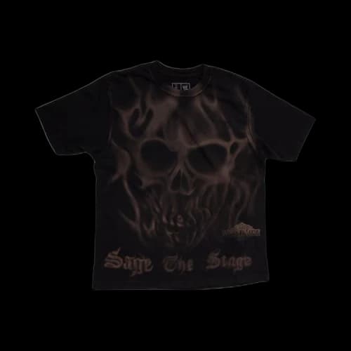 Cactus Jack by Travis Scott x WWE Sage The Stage T-Shirt 'Black'