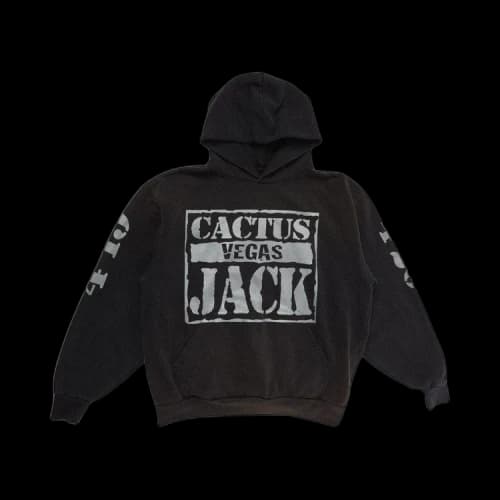 Cactus Jack by Travis Scott x WWE WrestleMania Pullover Hoodie 'Black'