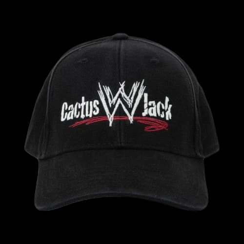 Cactus Jack by Travis Scott x WWE Logo Adjustable Hat 'Black'