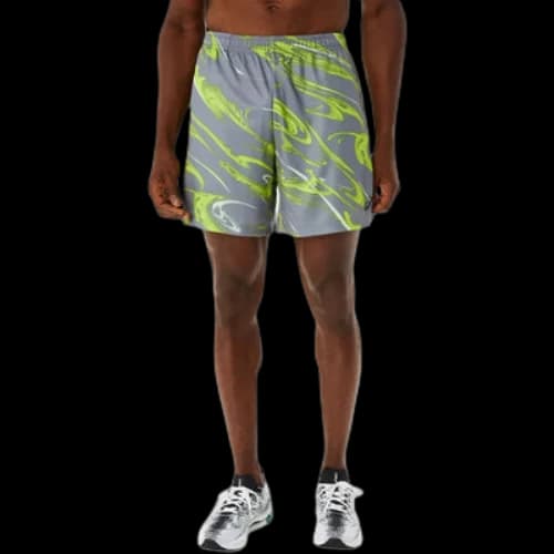 ASICS Suminigashi Motif Print 7IN Shorts 'Grey Green'
