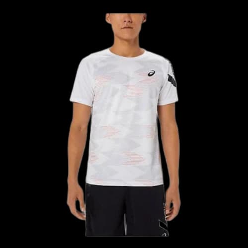 Asics A-I-M Dry Graphic Short Sleeve T-Shirt 'Brilliant White'