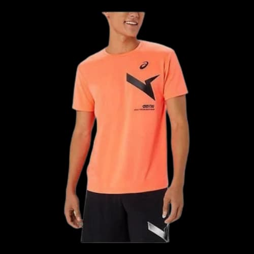 Asics A-I-M Dry Short Sleeve T-Shirt 'Flash Coral'