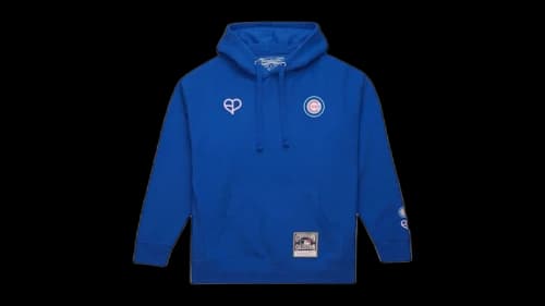 Mitchell & Ness x BLACKPINK Chicago Cubs Pullover Hoodie Royal