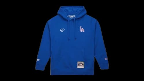 Mitchell & Ness x BLACKPINK Los Angeles Dodgers Pullover Hoodie Royal