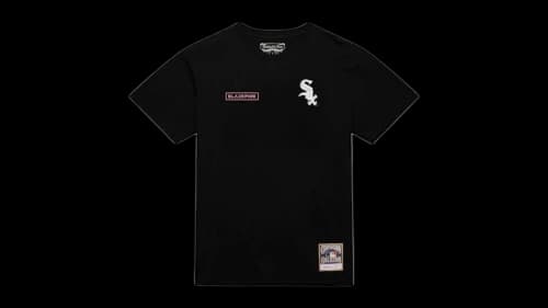 Mitchell & Ness x BLACKPINK Chicago Sox T-shirt Black