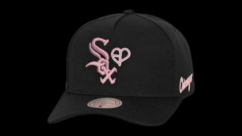 Mitchell & Ness x BLACKPINK Chicago Sox Pro Crown Snapback Snapback Black