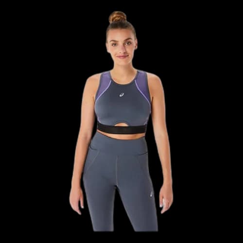 ASICS Mesh Panel Training Bra 'Carrier Grey' (Women's)