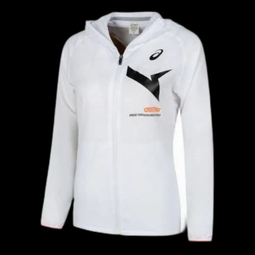 ASICS AIM-TRG Dry Cloth Hoodie Jacket 'Brilliant White' (Women's)