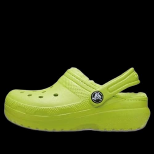 (GS) Crocs Classic Lined Clogs 'Green'