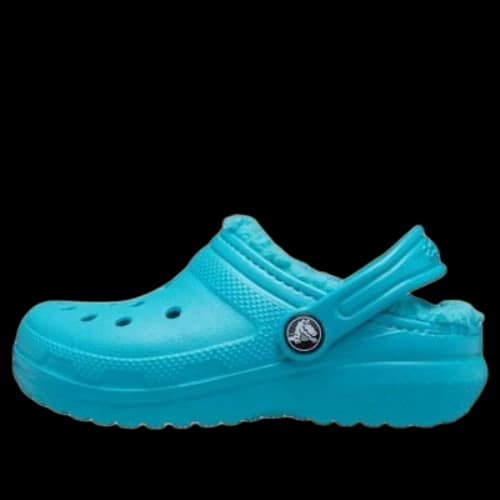 (GS) Crocs Classic Lined Clogs 'Blue'