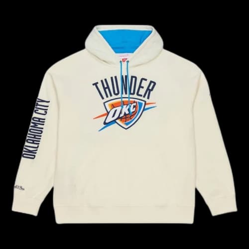 Mitchell & Ness Oklahoma City Thunder Classic Hoodie 'Cream'