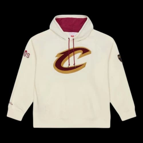 Mitchell & Ness Cleveland Cavaliers Classic Hoodie 'Cream'