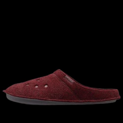 Crocs Classic Casual Thicken Stay Warm Unisex Wine Red Slippers