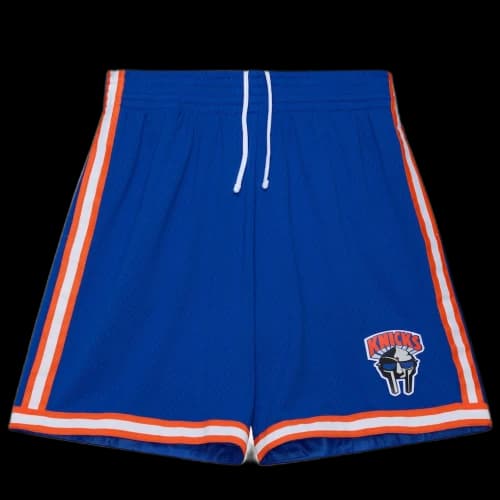 Mitchell & Ness x MF DOOM New York Knicks Swingman Fashion Shorts 'White'