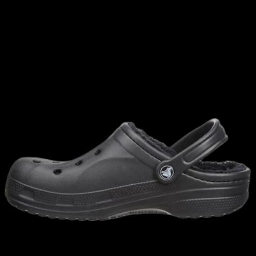Crocs Classic Clog Casual Stay Warm Shoe Unisex Black