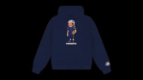 Bad Bunny x New England Patriots Concho Hoodie Blue