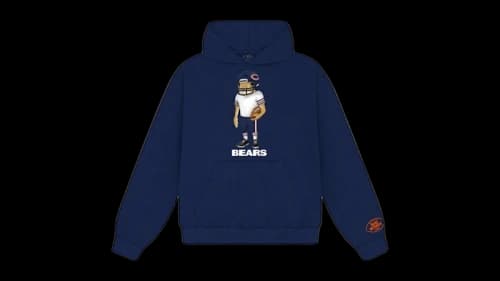Bad Bunny x Chicago Bears Concho Hoodie Blue