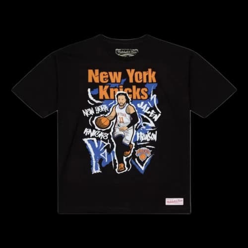 Mitchell & Ness Jalen Brunson New York Knicks Chalked Up T-Shirt 'Black'