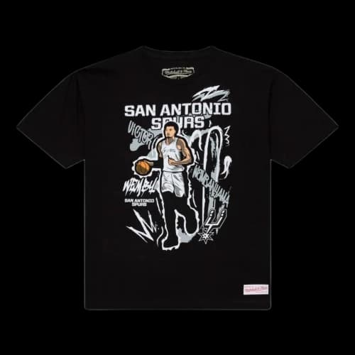 Mitchell & Ness Victor Wembanyama San Antonio Spurs Chalked Up T-Shirt 'Black'