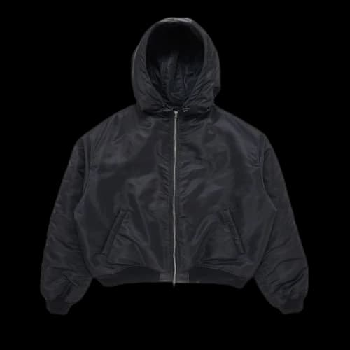 Y/Project Insert Hood Padded Bomber Jacket 'Black'