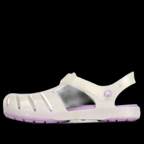 (PS) Crocs White Sandals