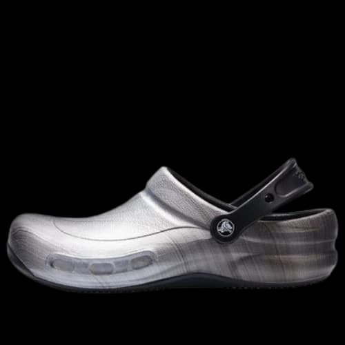 Crocs Bistro Graphic Clogs 'Silver Black'