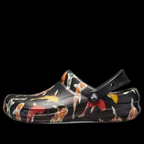 Crocs Bistro Graphic Clogs 'Black Multi'