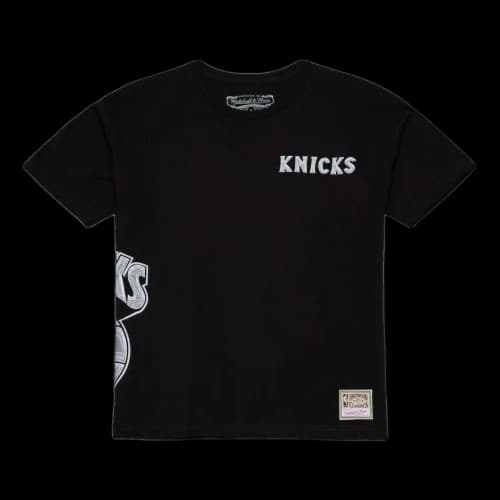Mitchell & Ness New York Knicks Heritage T-Shirt 'Black Chrome'