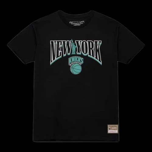 Mitchell & Ness New York Knicks In the City Wordmark T-Shirt 'Black'
