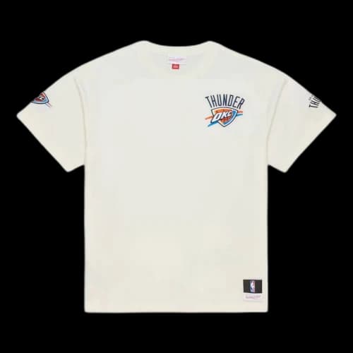 Mitchell & Ness Oklahoma City Thunder Classic T-Shirt 'Cream'