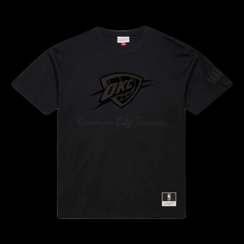 Mitchell & Ness Oklahoma City Thunder T-Shirt 'Black Phantom'