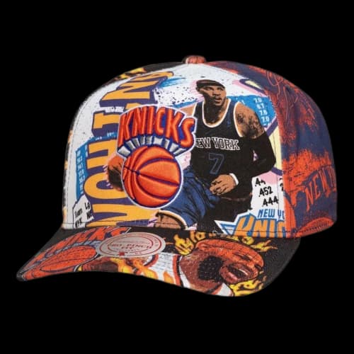 Mitchell & Ness Carmelo Anthony New York Knicks Hardwood Classics My Tee Pro Pinch Snapback Hat 'Muticolor'