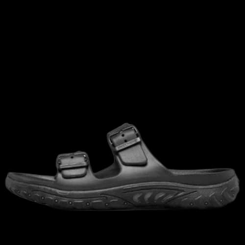 Skechers Reggae Casual Black Slippers