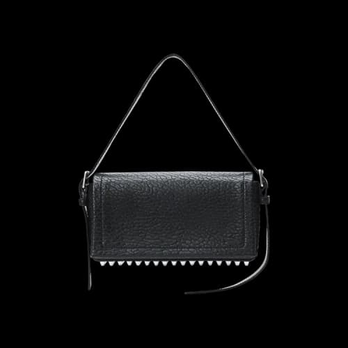 Alexander Wang Ricco Crushed Slim Flap Bag 'Black'