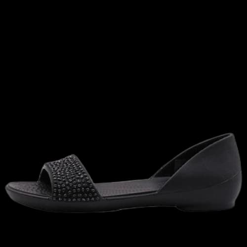 Crocs Lina Embellished D'Orsay Flat 'black' (Women's)