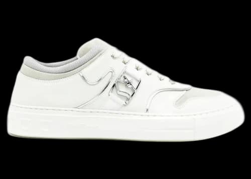 Ferragamo Gancini Low-Top Sneakers White