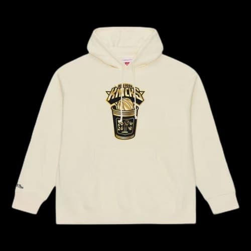 Mitchell & Ness New York Knicks 2026 NBA Finals Champions Coffee Cup Hoodie 'Cream'