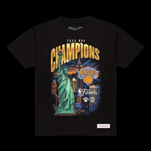 Mitchell & Ness New York Knicks 2026 NBA Finals Champions City T-Shirt 'Black'