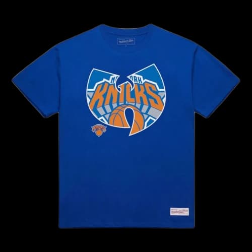 Mitchell & Ness x Wu-Tang New York Knicks T-Shirt 'Blue'