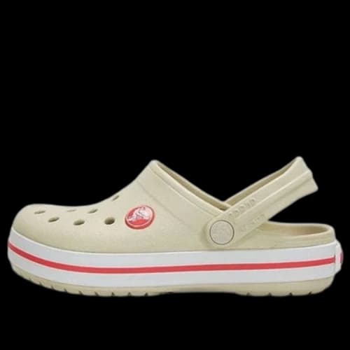 (GS) Crocs Crocband Clogs 'Beige Red'