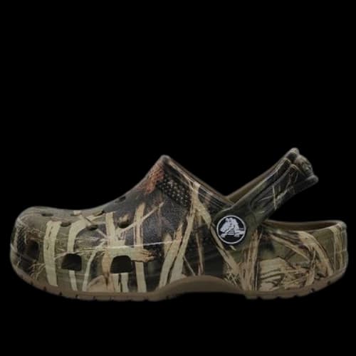 (GS) Crocs Classic Realtree Clogs 'Olive Beige'