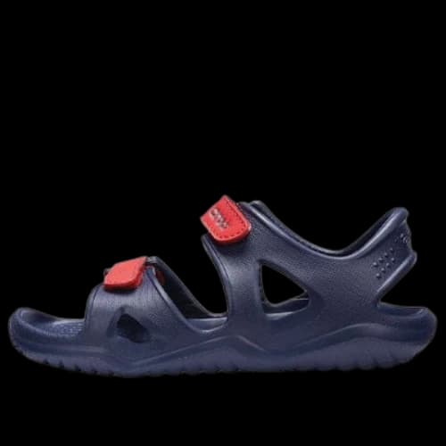 (GS) Crocs Swiftwater River Sandals 'Navy Red'