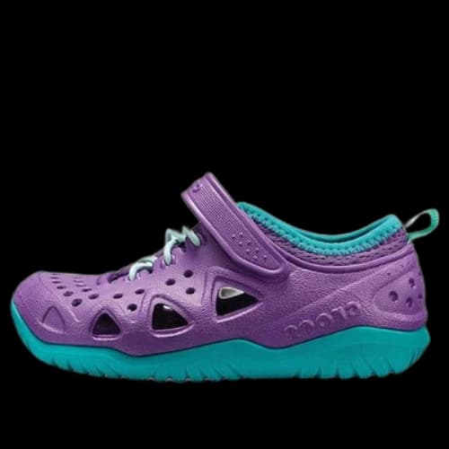 (GS) Crocs Swiftwater Play Shoes 'Purple Turquoise'