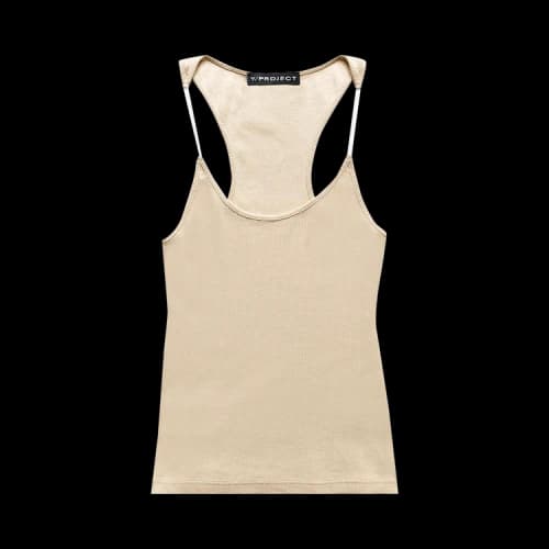 Y/Project Invisible Strap Tank Top 'Beige'