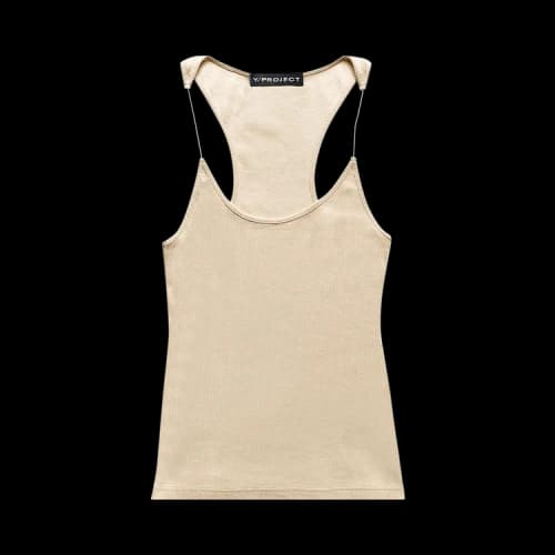Y/Project Invisible Strap Tank Top 'Sand'