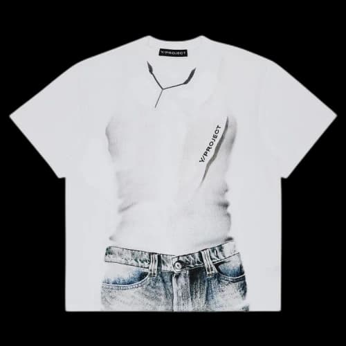 Y/Project Trompe L'Oeil T-Shirt 'White'