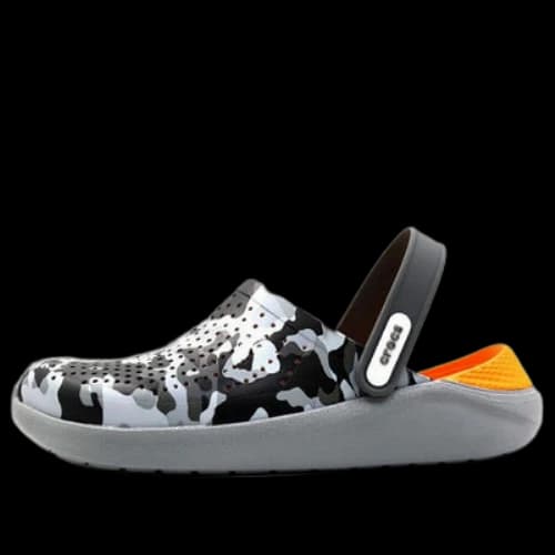 Crocs Literide Graphic Clogs 'Grey Black'