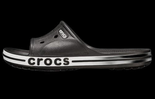 Crocs Bayaband Clog Hollow Out Casual Black Slippers