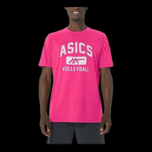 ASICS Volleyball Graphic T-shirt 'Hot Pink'