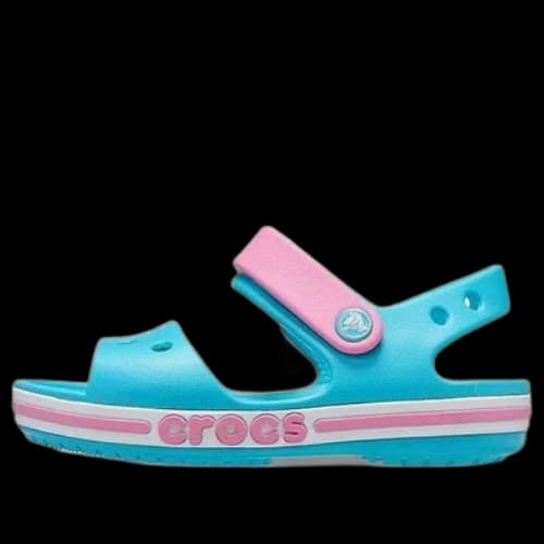 (GS) Crocs Bayaband Sandals 'Digital Aqua Pink'